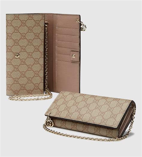 gucci ladies wallet|gucci wallet on chain.